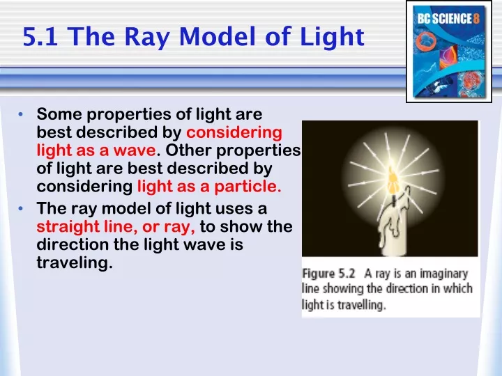 5 1 the ray model of light