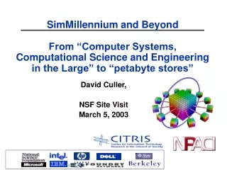 David Culler, NSF Site Visit March 5, 2003