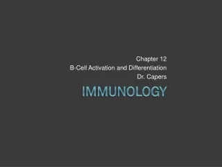 Immunology