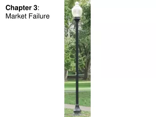 Chapter 3 :  Market Failure