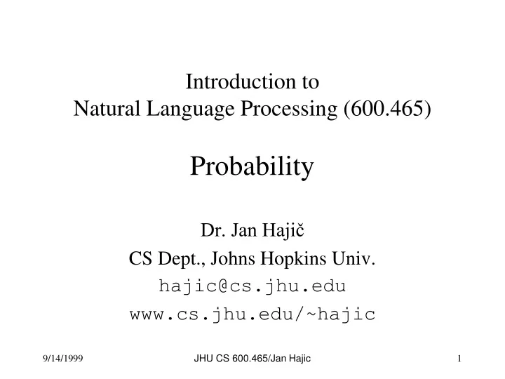 introduction to natural language processing 600 465 probability