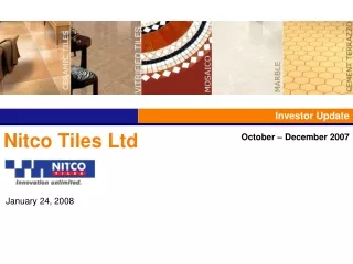 Nitco Tiles Ltd