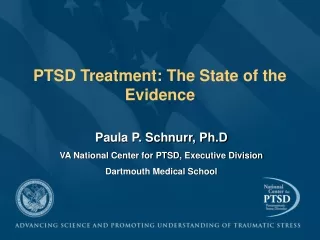 PTSD Treatment: The State of the Evidence