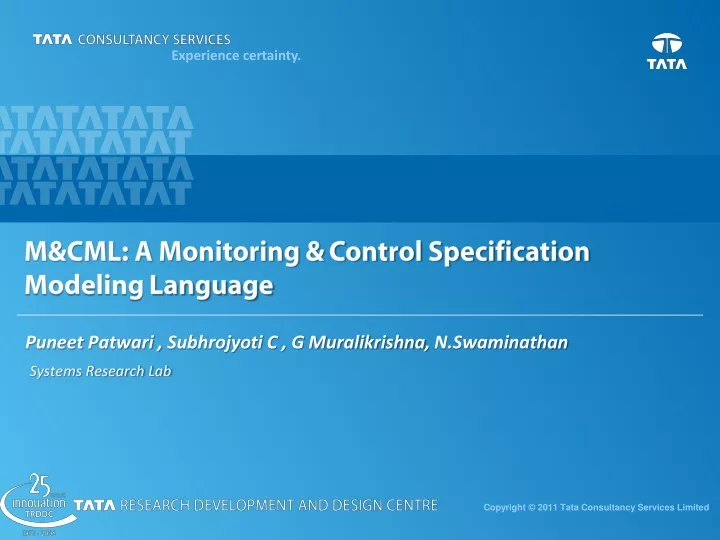 m cml a monitoring control specification modeling language