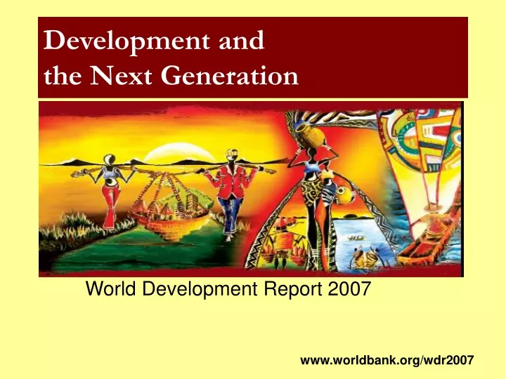 development and the next generation