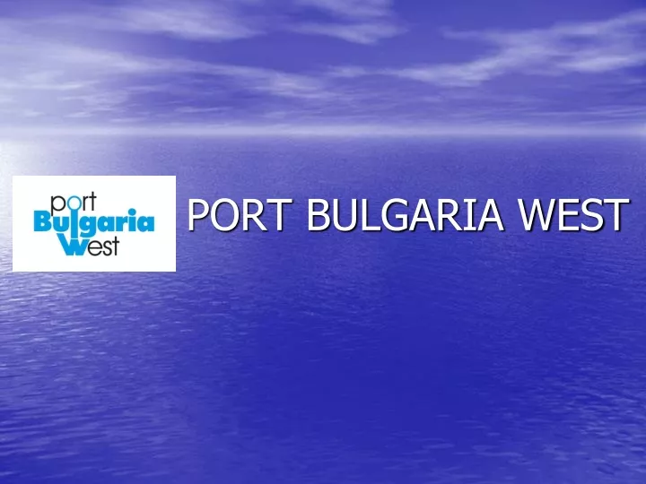 port bulgaria west