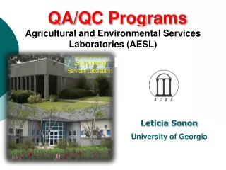 QA/QC Programs