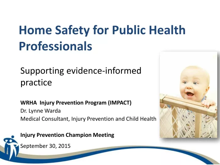 home safety for public health professionals