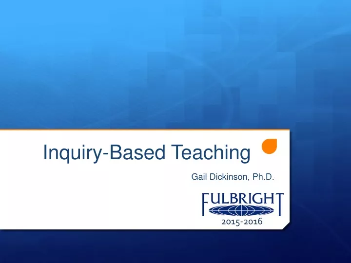 inquiry based teaching