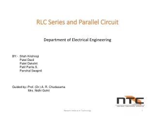 RLC Series and Parallel Circuit