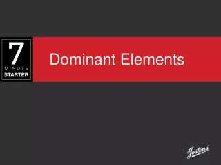 Dominant Elements