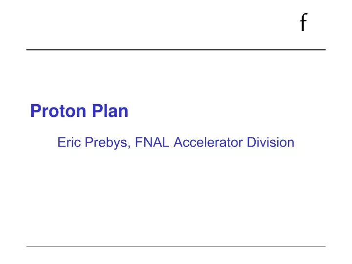 proton plan