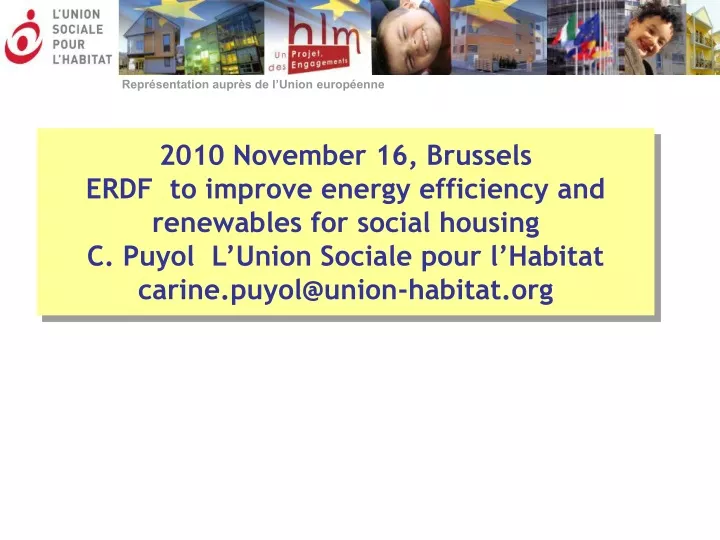 2010 november 16 brussels erdf to improve energy
