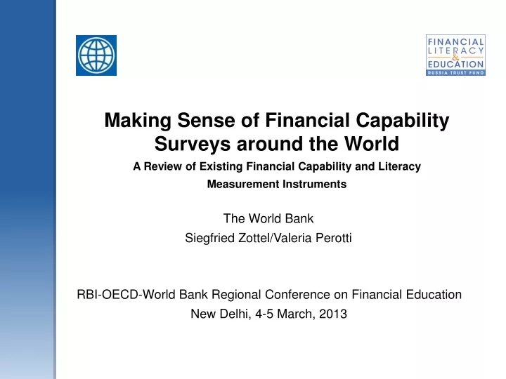 making sense of financial capability surveys