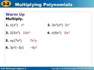 Warm Up Multiply.