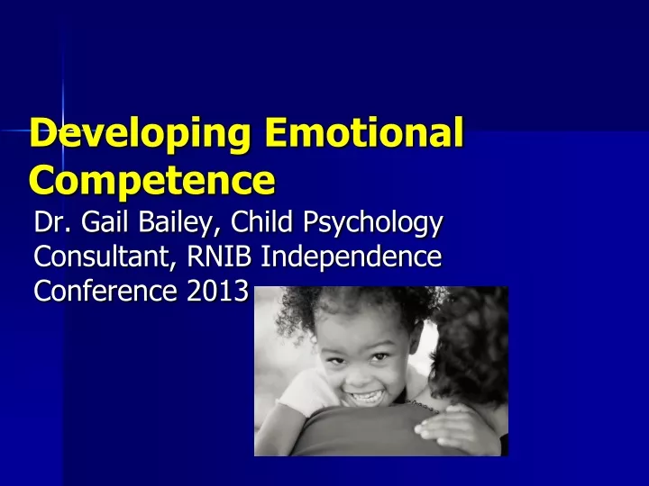 developing emotional competence