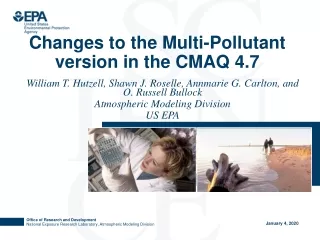 Changes to the Multi-Pollutant version in the CMAQ 4.7