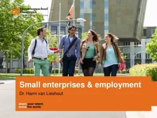 Small enterprises  &amp;  employment
