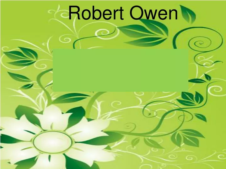 robert owen