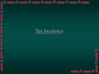 Tax Incidence