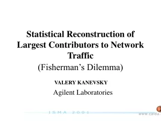 Statistical Reconstruction of Largest Contributors to Network Traffic (Fisherman’s Dilemma)