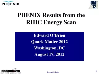 PHENIX Results from the RHIC Energy Scan
