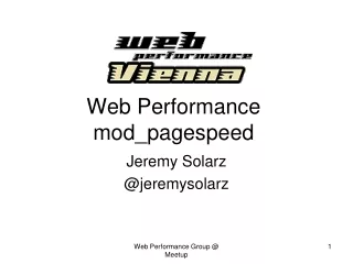 Web Performance  mod_pagespeed
