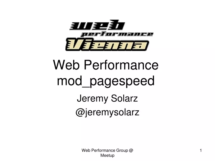 web performance mod pagespeed