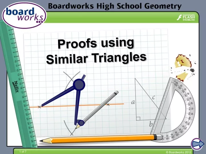 proofs using similar triangles