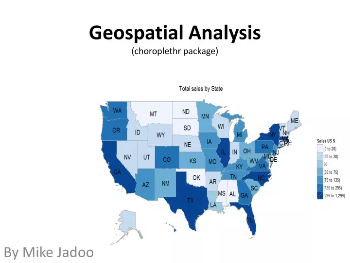geospatial analysis choroplethr package