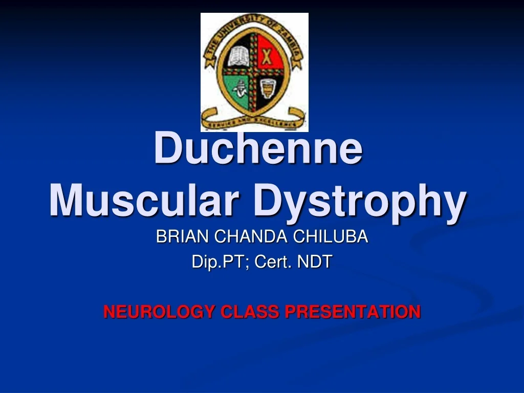 PPT - Duchenne Muscular Dystrophy PowerPoint Presentation, free ...