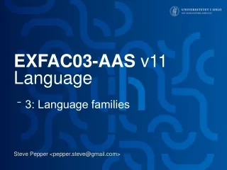 EXFAC03-AAS  v11 Language