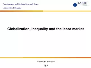 Globalization, inequality and the labor market