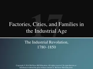 Factories, Cities, and Families in the Industrial Age