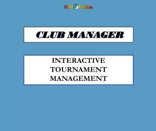 CLUB MANAGER