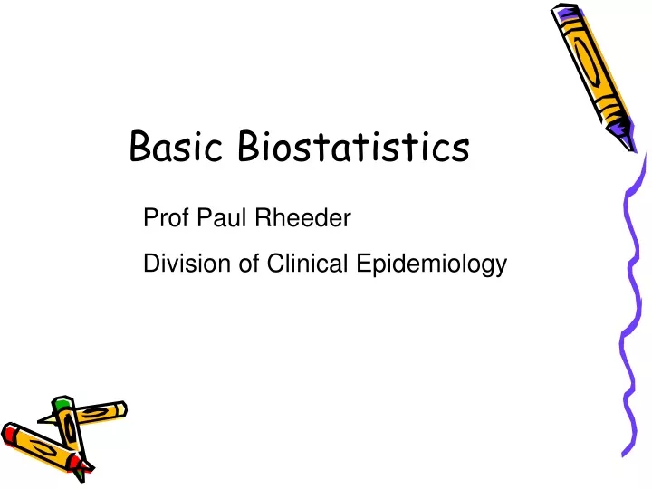 basic biostatistics
