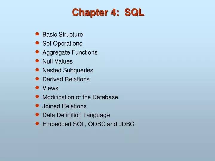 chapter 4 sql