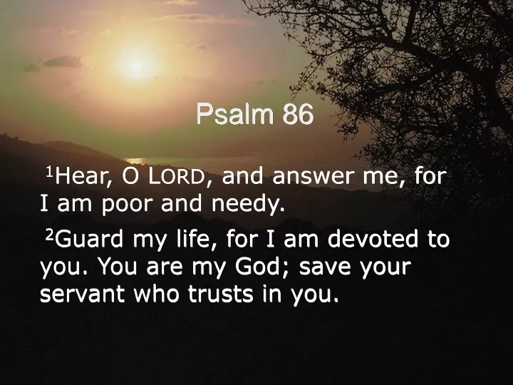psalm 86