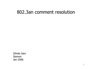802.3an comment resolution
