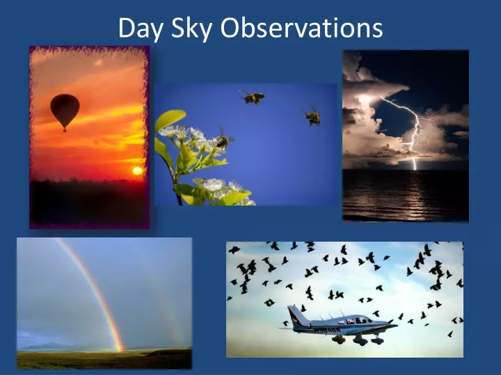 day sky observations