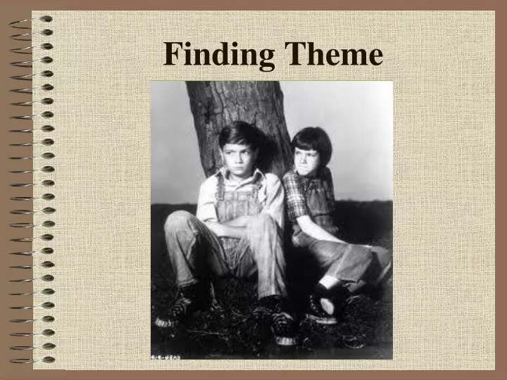 finding theme
