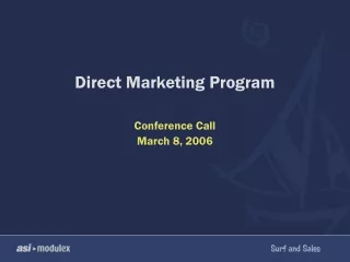 Direct Marketing Program