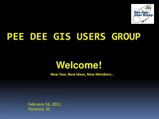 Pee Dee GIS Users Group