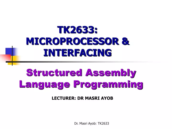 tk2633 microprocessor interfacing