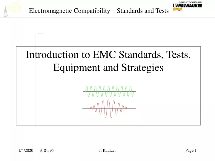 introduction to emc standards tests equipment and strategies