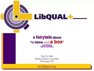 A  fairytale  about  “ 22  items  and a box ”  presented by  Martha Kyrillidou
