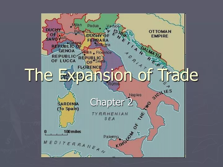 the expansion of trade