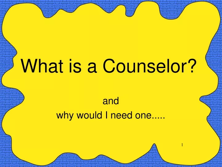 what is a counselor