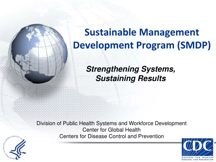 sustainable management development program smdp