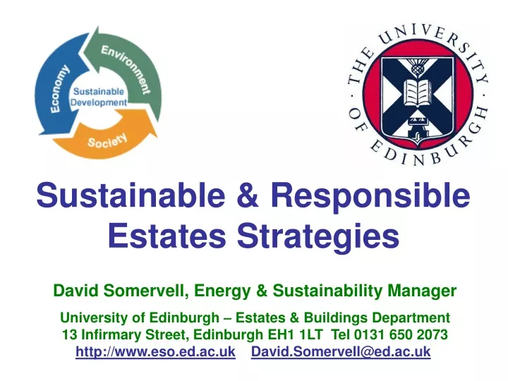 sustainable responsible estates strategies